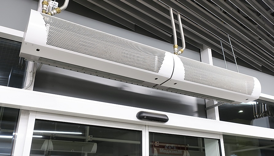 Установка и подключение тепловых завес от 5000 руб.